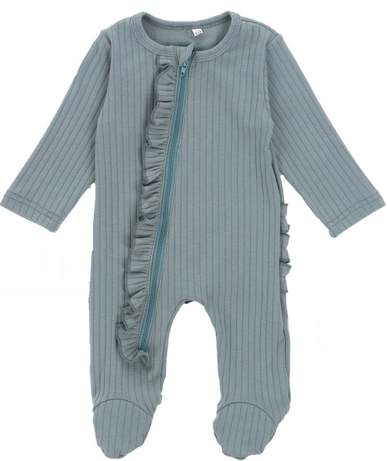 Baby Rompers Autumn Winter Boys Girls Long Sleeve Jumpsuit Romper Toddler Baby Solid Clothes Bebes Romper