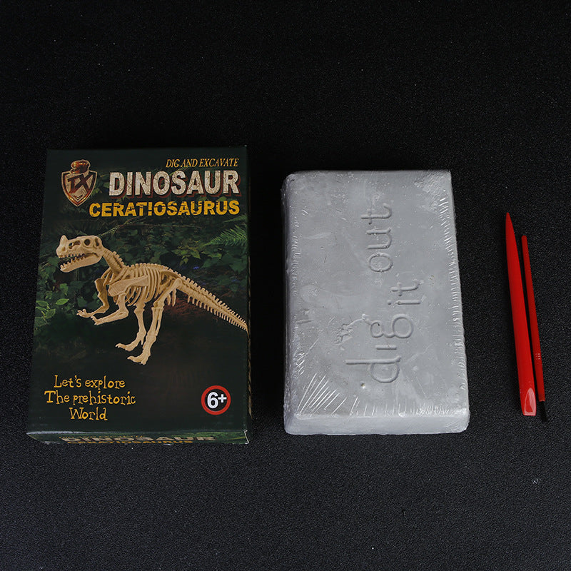 Lite 9 Assembled Dinosaur Archaeological Excavation Toys