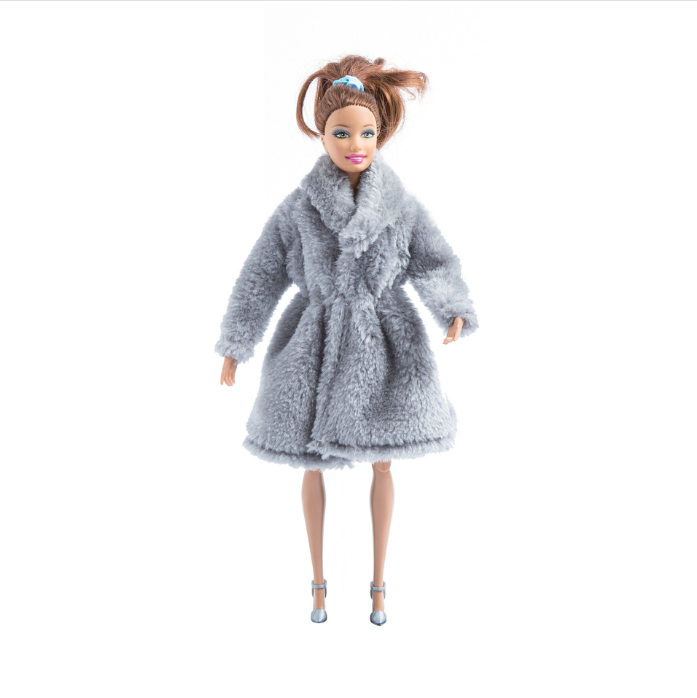 Girl Doll Toy Plush Coat Clothes Accessories