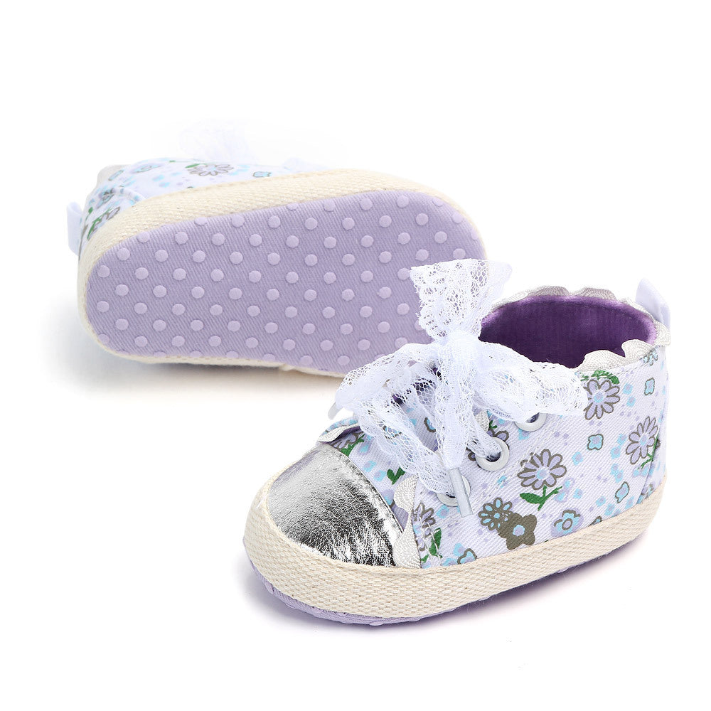 Ribbon Soft Bottom Non-Slip Toddler Shoes