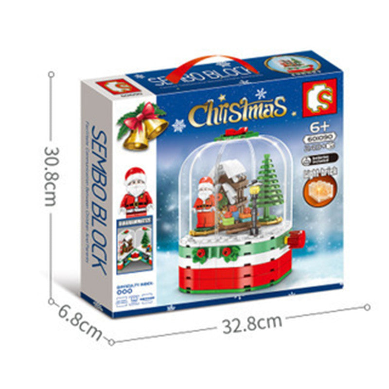 Puzzle assembling puzzle blocks