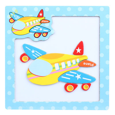 Fun Magnetic Animal Cartoon Puzzle Preschool Puzzle Teaching Aid