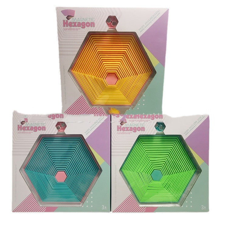 Magnetic Hexagon Creative Twist Transforming Magnet