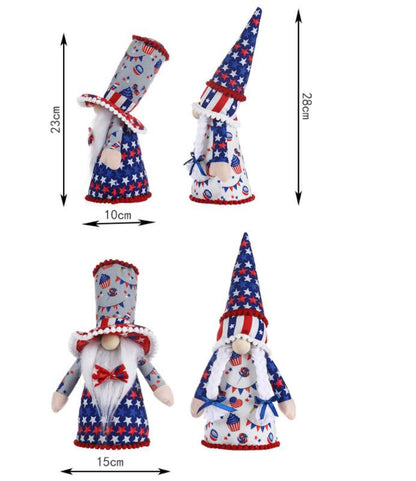 Pentagram Goblin Faceless Doll Ornament Lace