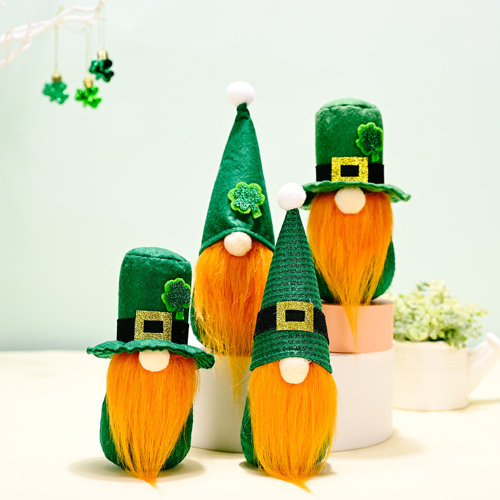 Decorate The Irish Festival With Green Figurines