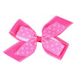 Children's Heart Shaped Dovetail Bow Hair Clip
