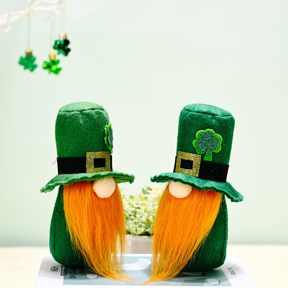 Decorate The Irish Festival With Green Figurines