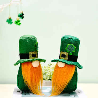 Decorate The Irish Festival With Green Figurines