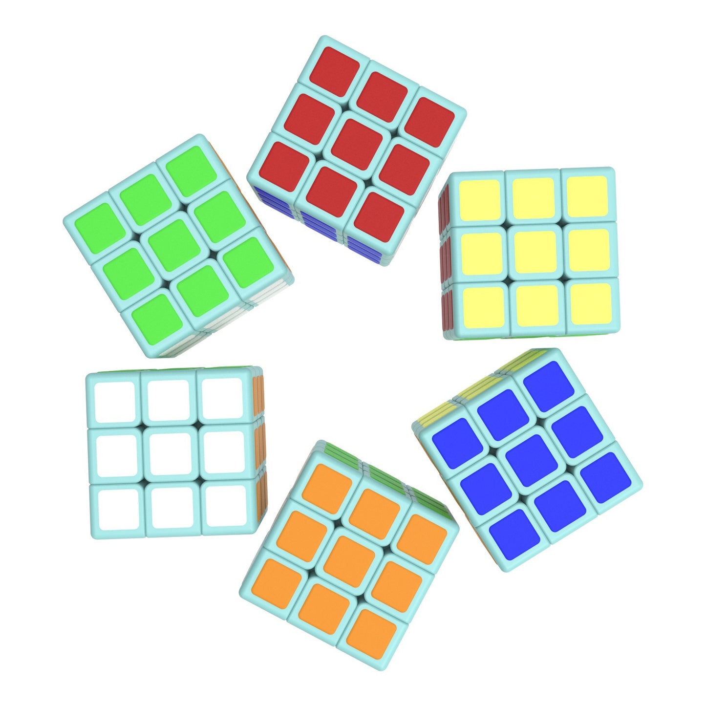Ultra-miniature Third-order Rubik's Cube Can Be Rotated