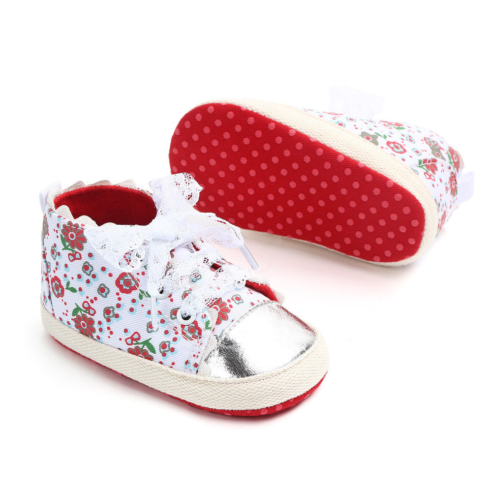 Ribbon Soft Bottom Non-Slip Toddler Shoes