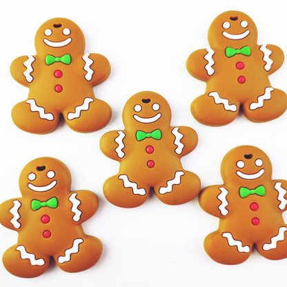 Baby Gum Cartoon Gingerbread Human Animal Silicone Bite Music Tooth Grinding Gel