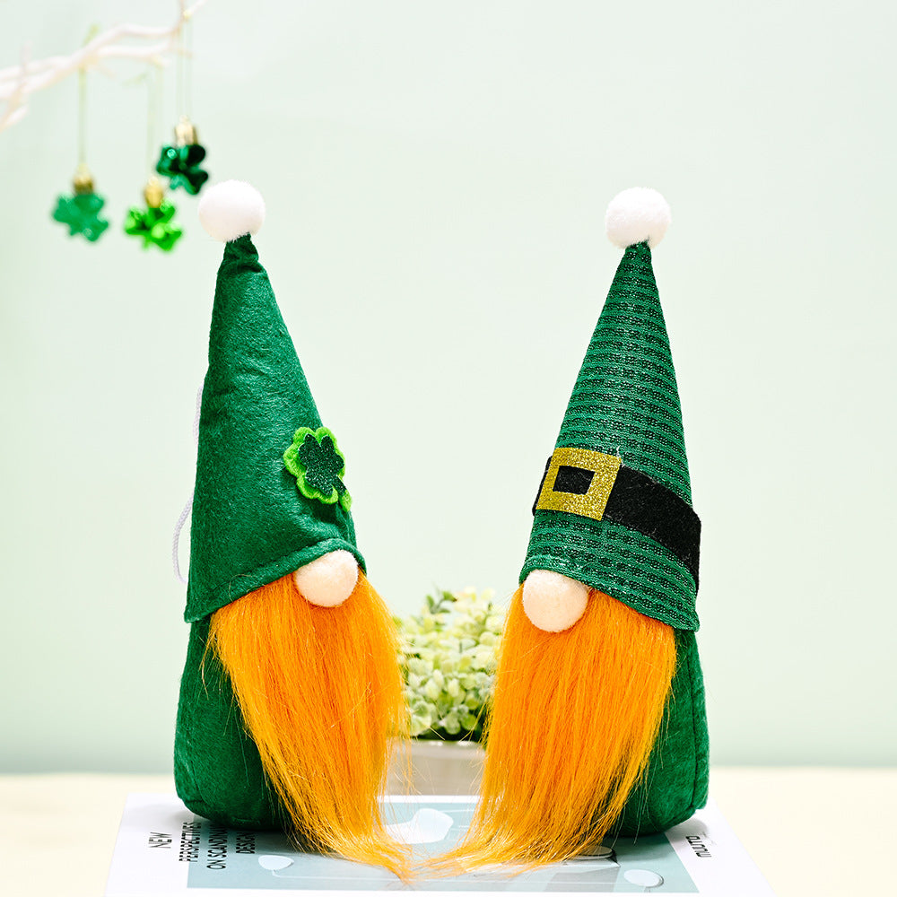 Decorate The Irish Festival With Green Figurines