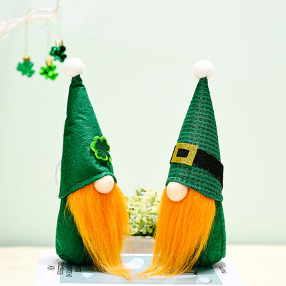 Decorate The Irish Festival With Green Figurines