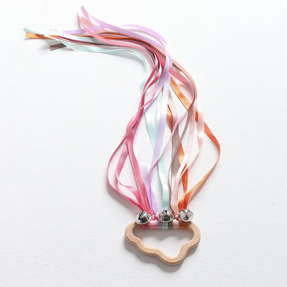 Children's Rainbow Ribbon Cloud Shape Sensory Early Education Toys