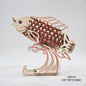 DIY Wooden Three-dimensional Puzzle Construction Animal Ornaments Children's Assembly Insert Toys