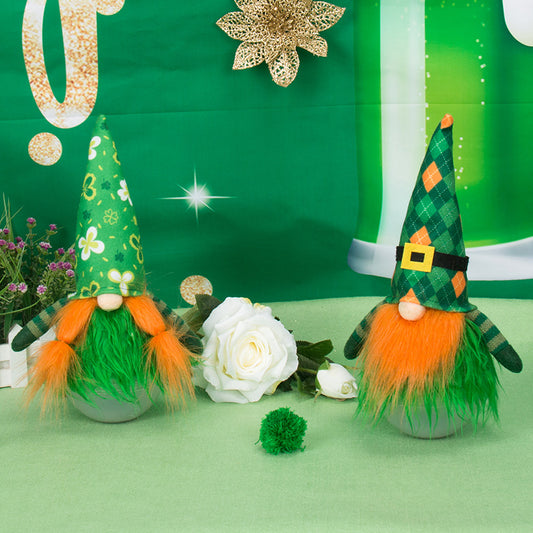 Faceless Doll Action Rudolph The Tumbler Green Hat