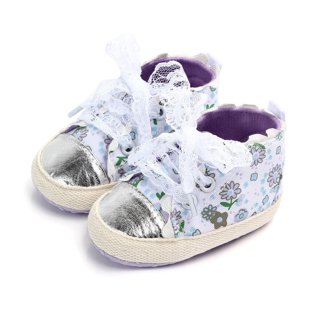 Ribbon Soft Bottom Non-Slip Toddler Shoes