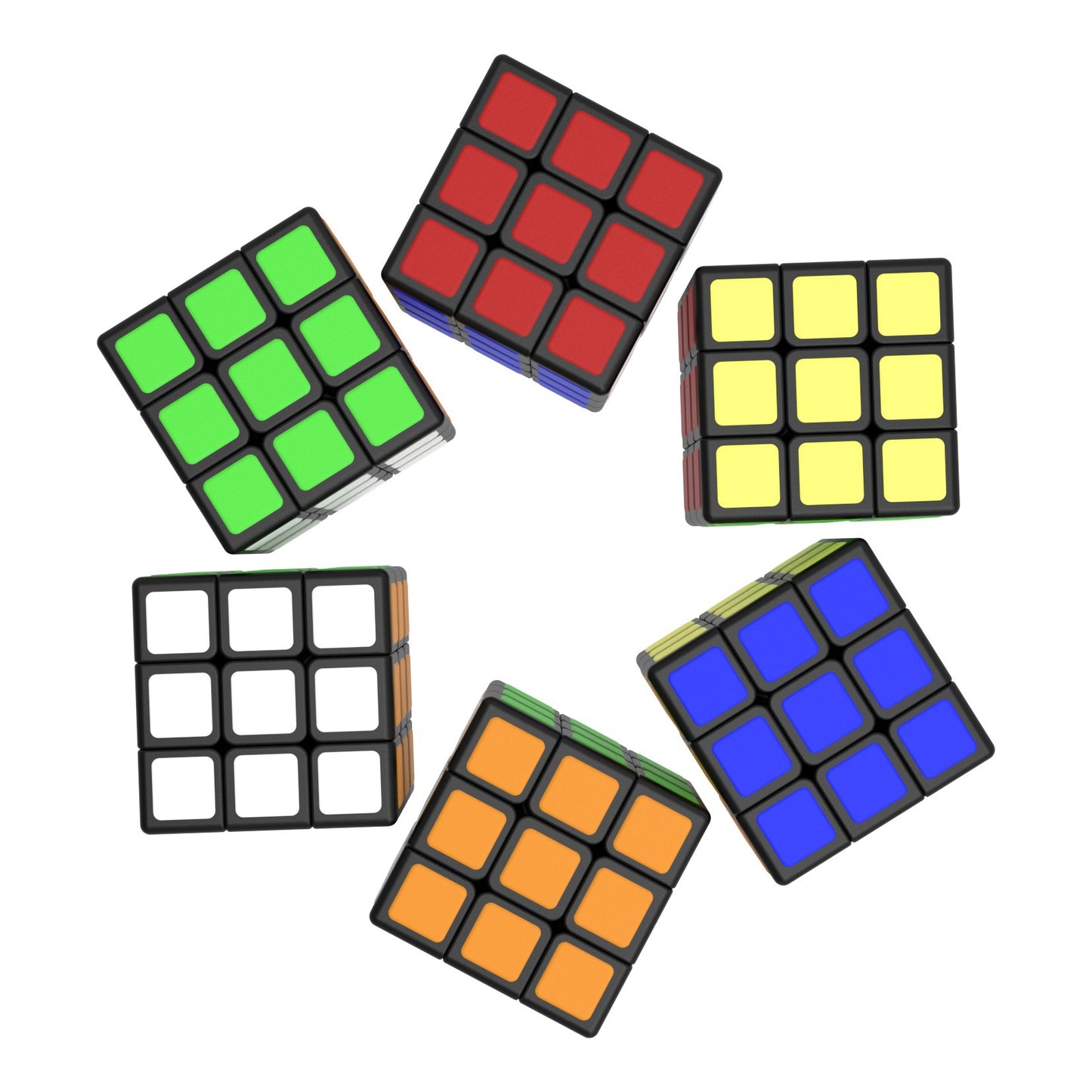Ultra-miniature Third-order Rubik's Cube Can Be Rotated