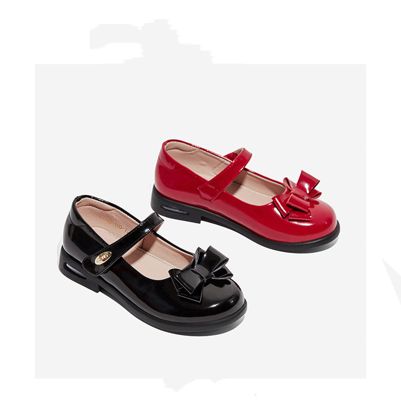 Genuine Leather Student Air Cushion Leather Shoes
