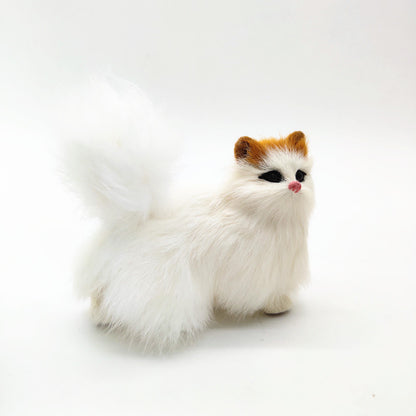 Simulation Station Cat Simulation Animal Crafts Ornament Gift
