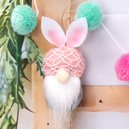 Easter Ornament Rudolph The Gnome Pendant