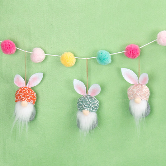 Easter Ornament Rudolph The Gnome Pendant