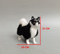 Children's Toy Faux Fur Husky  Decoration Ornament