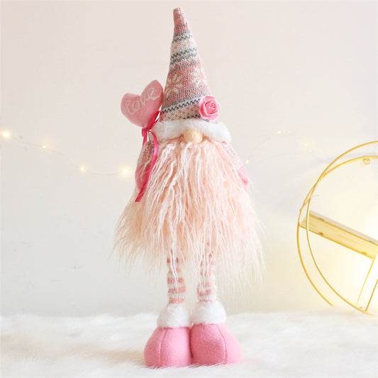 Valentine's Day Decoration Love Gnome Faceless Doll Ornament