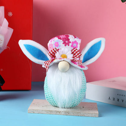 Easter Light Bunny Doll Decoration Window Home Decoration Decoration