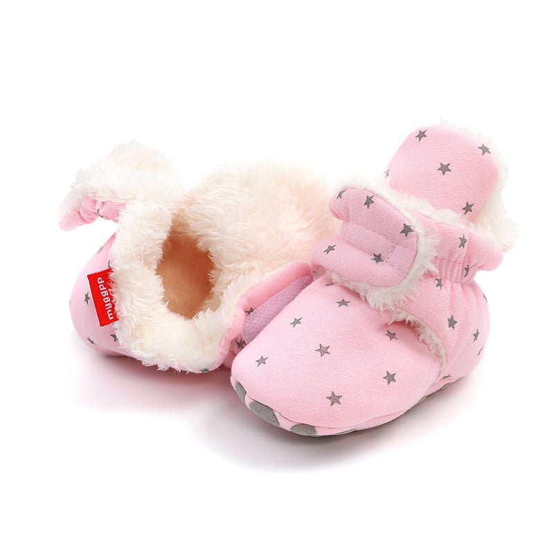 Thickened Fleece Soft Sole Toddler Shoes