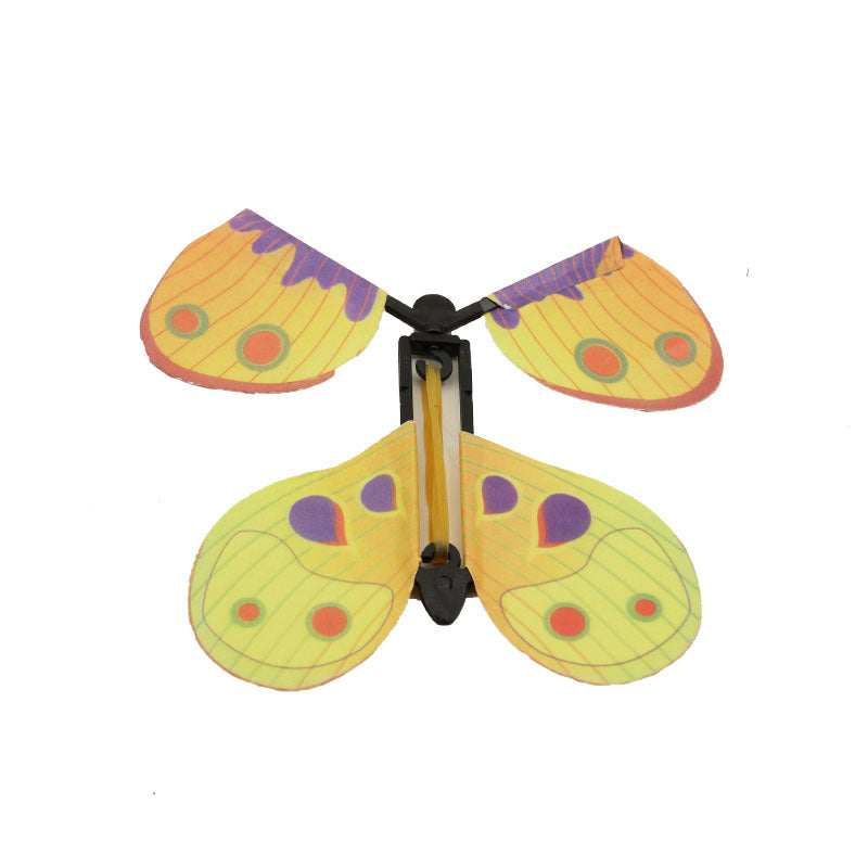 Flying butterfly phlegm into a butterfly free butterfly new strange children magic prop toy