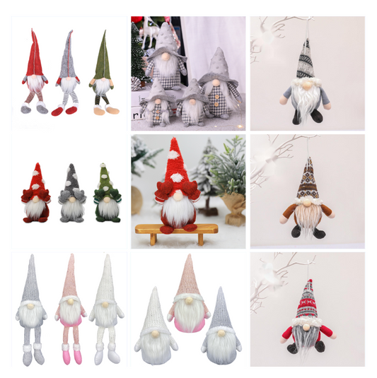 Christmas faceless doll