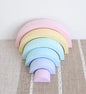 Jigsaw Puzzle Large 12-piece Arch Bridge Rainbow Building Blocks Early Childhood Education Toys