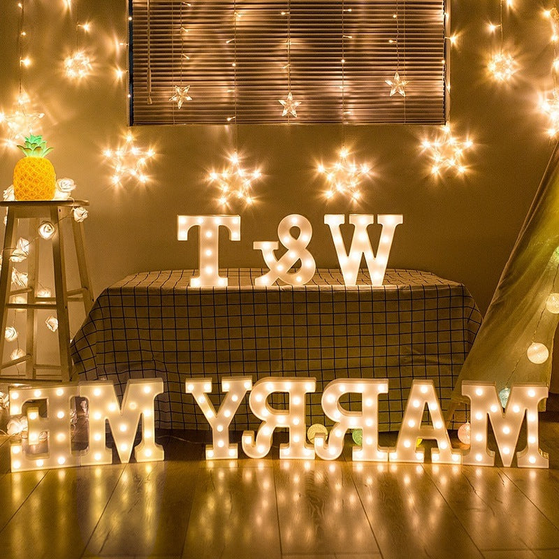 HOME IMPROVEMENT - LED ALPHABET NIGHT LIGHT