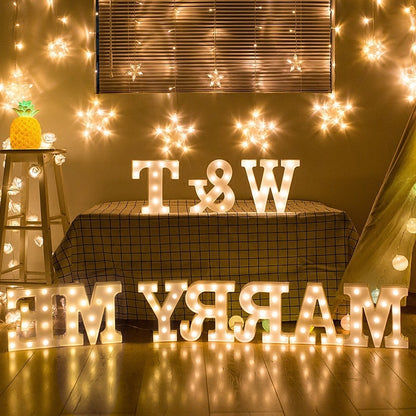 HOME IMPROVEMENT - LED ALPHABET NIGHT LIGHT