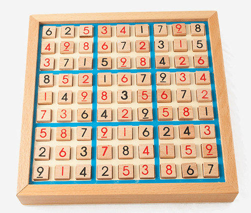 Children Sudoku Chess Beech International Checkers Folding Game Table Toy Gift Learning & Education Puzzle Toy