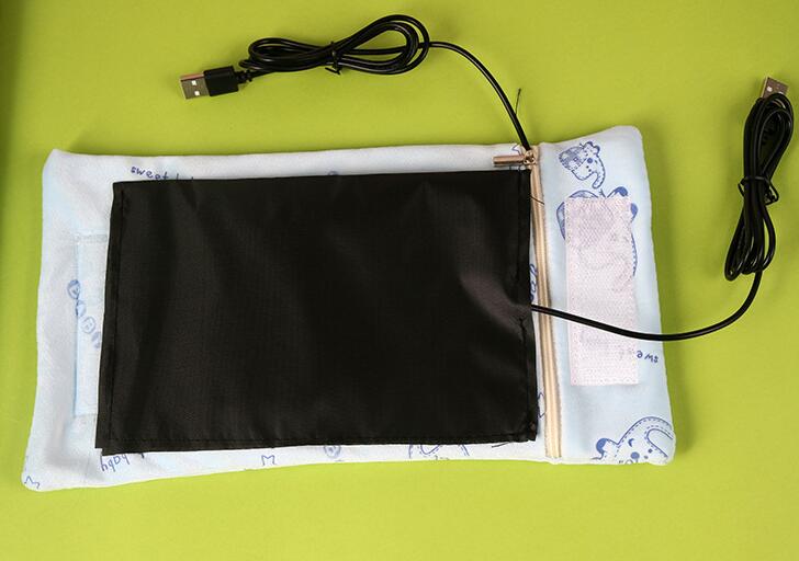 USB Baby Bottle Warmer Heated Cover