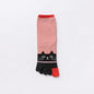 Ladies Autumn And Winter Horizontal Stripes Cat Cotton Five-finger Socks