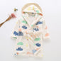 Children's flannel bathrobes