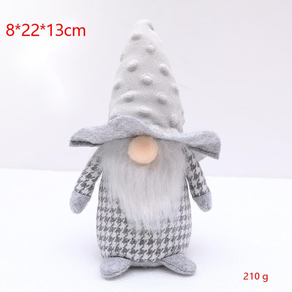Christmas faceless doll