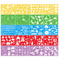 Color English Number Template