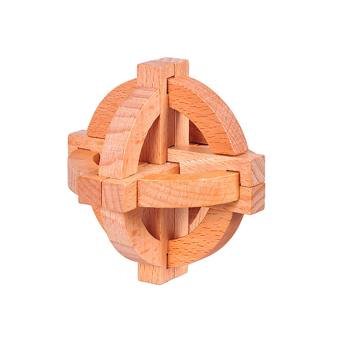Box Wooden Luban Lock Ball Center Luban Lock Ball Mechanism Lock Possession