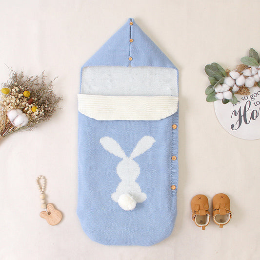 Autumn And Winter Baby Cartoon Rabbit Sleeping Bag