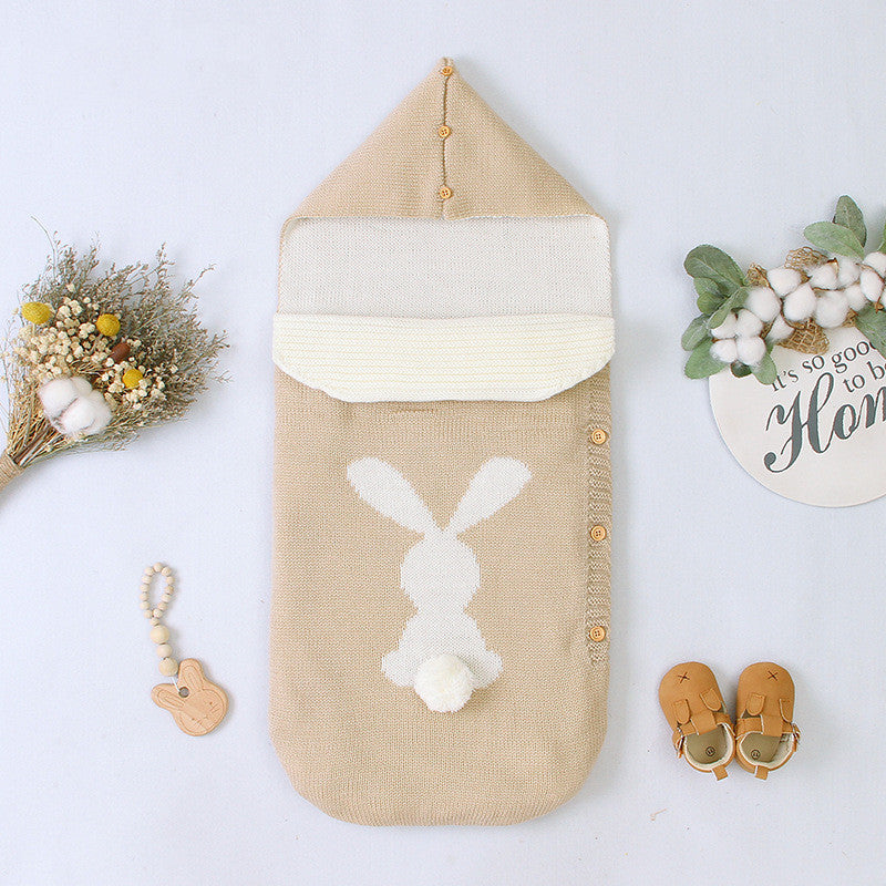 Autumn And Winter Baby Cartoon Rabbit Sleeping Bag