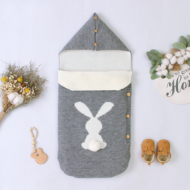 Autumn And Winter Baby Cartoon Rabbit Sleeping Bag