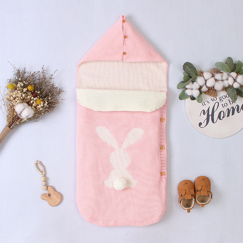 Autumn And Winter Baby Cartoon Rabbit Sleeping Bag