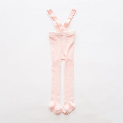 Combed cotton baby crawling cross overalls