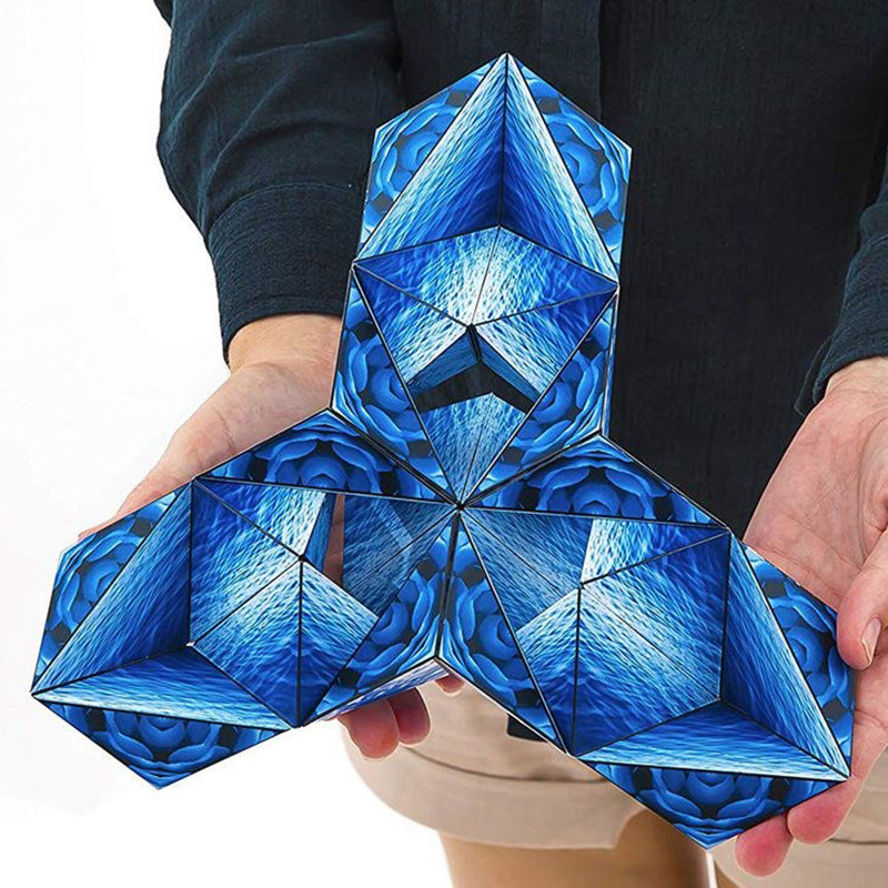 Magnetic Variety Rubik's Cube Geometric Standing Block Puzzle