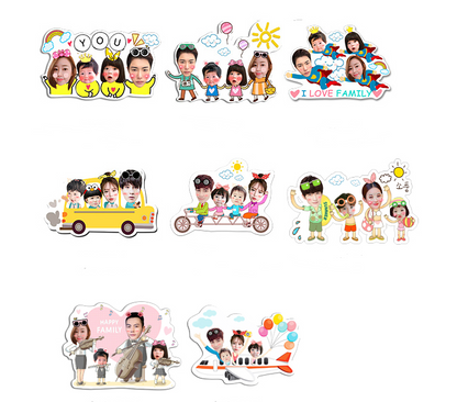 Custom Creative Car Keychain Photo Key Chain