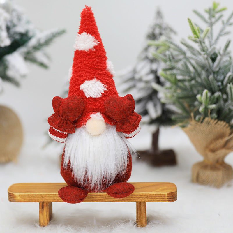 Christmas faceless doll